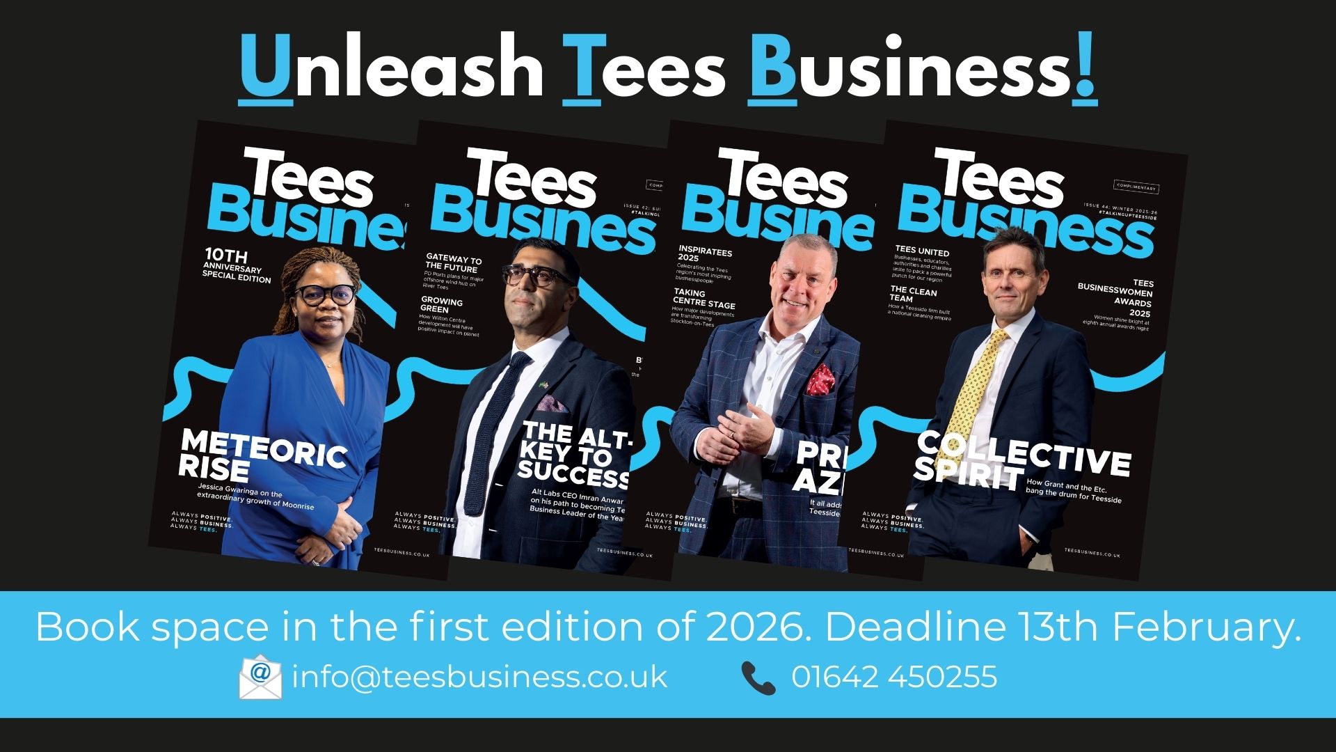 Revealed – first four finalist line-ups for 2026 Tees Business Awards ...